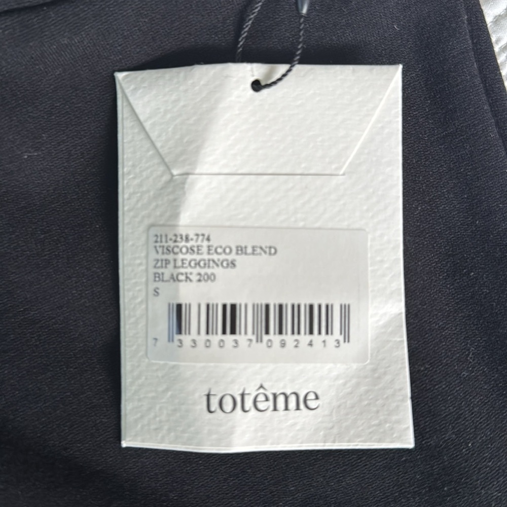 Toteme Black Leggings - Picture 7 of 7